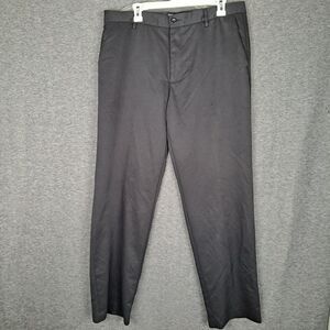 Dockers D2 Flat Front Straight Fit Mens Pants Size 35x33* Black Chino